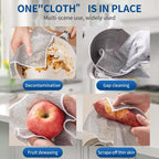Multipurpose Double-Layer Steel Non-Scratch Dish Cloth - Pack Of 10