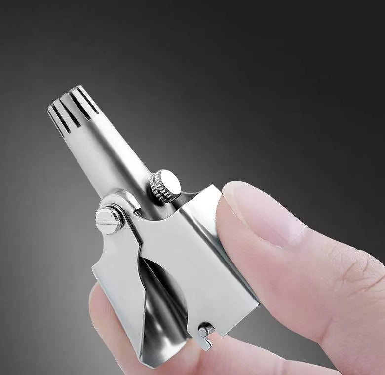 Stainless Steel Manual Nose & Ear Hair Trimmer