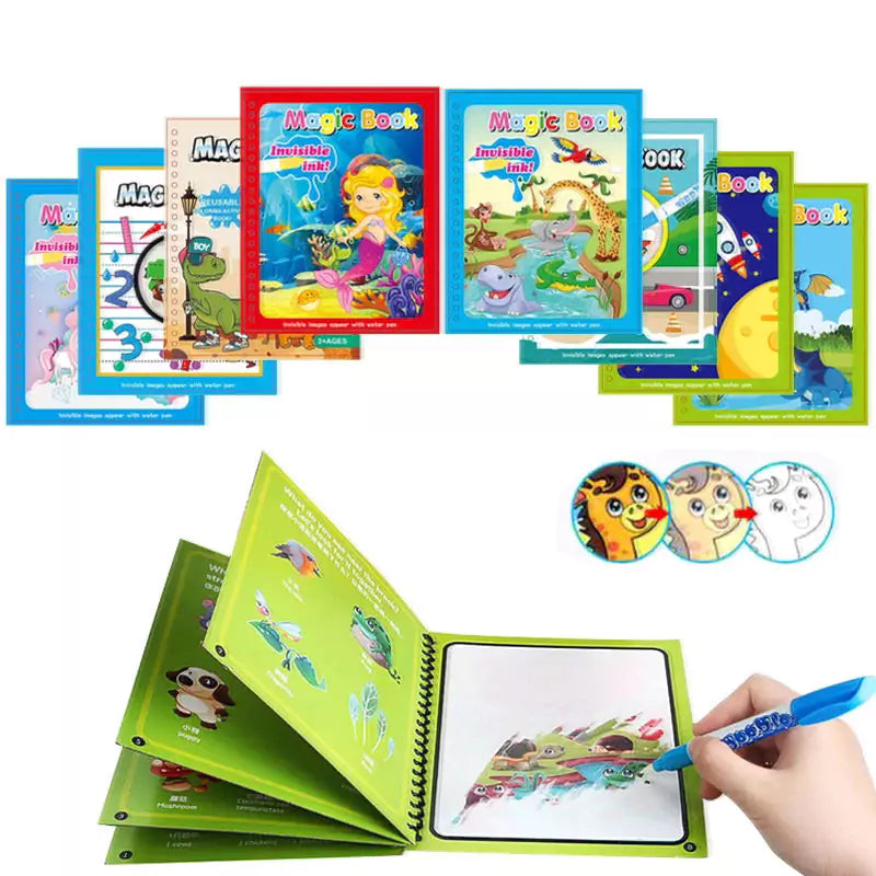 Kids Colorful Magic Water Book (Buy 1 Get 1 Free 🔥)