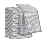 Multipurpose Double-Layer Steel Non-Scratch Dish Cloth - Pack Of 10