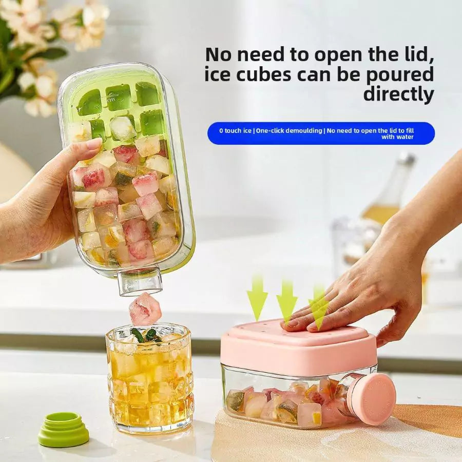 2-in-1 Portable Ice Cube Maker Bottle – Leak-Proof