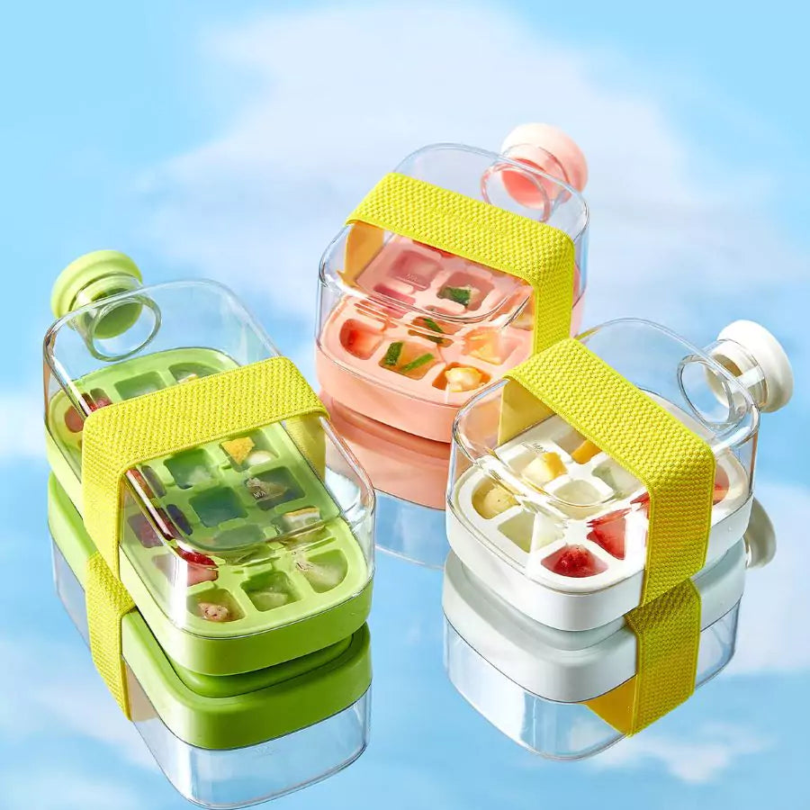 2-in-1 Portable Ice Cube Maker Bottle – Leak-Proof