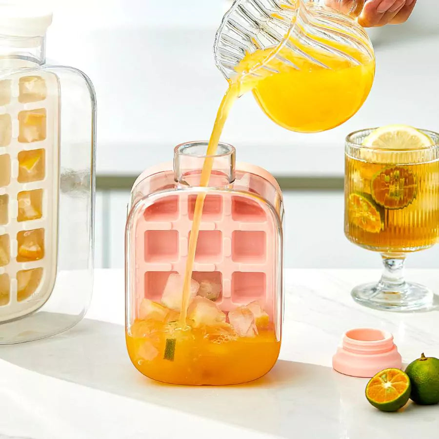2-in-1 Portable Ice Cube Maker Bottle – Leak-Proof