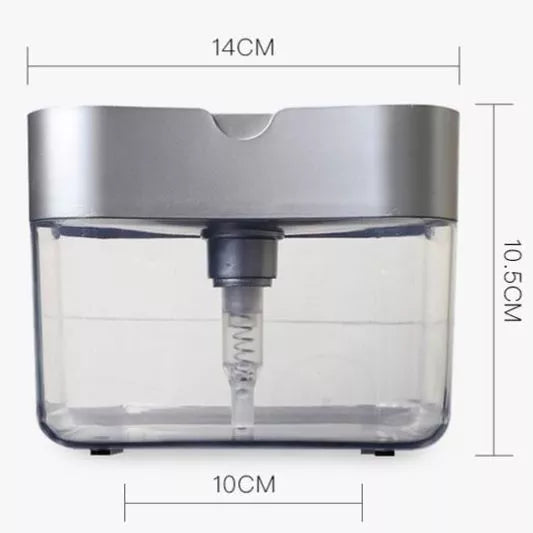 2-in-1 Dish Soap Dispenser With Sponge