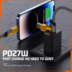 65W 4-in-1 Convertible Fast Charging Cable