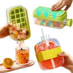 2-in-1 Portable Ice Cube Maker Bottle – Leak-Proof