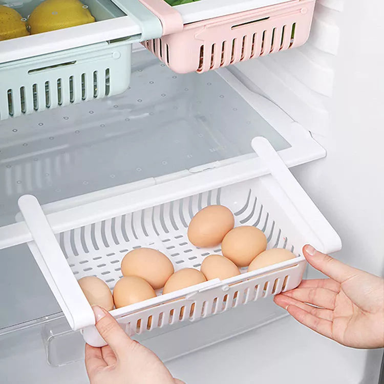 Adjustable & Stretchable Storage Basket For Fridge
