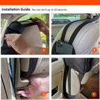 Durable Car Side Storage Bag with 3 Pockets
